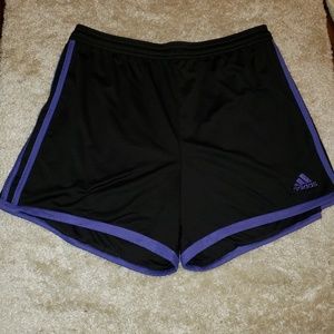 Purple Climacool Adidas Shorts - Size Medium